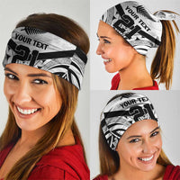 New Zealand Football Custom Neck Gaiter All White Fern Go Champions - Polynesian Pride