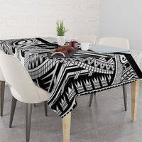 New Zealand Football Custom Tablecloth All White Fern Go Champions