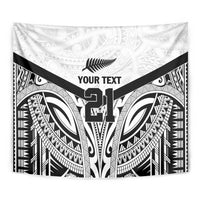 New Zealand Football Custom Tapestry All White Fern Go Champions