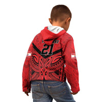 Tahiti Football Custom Kid Hoodie Toa Aito Go Champions LT9 - Polynesian Pride