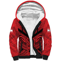 Tahiti Football Custom Sherpa Hoodie Toa Aito Go Champions LT9 Unisex Red - Polynesian Pride