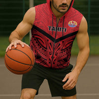Tahiti Football Custom Sleeveless Zip Hoodie Toa Aito Go Champions LT9 - Polynesian Pride