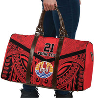 Tahiti Football Custom Travel Bag Toa Aito Go Champions - Polynesian Pride