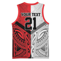 New Caledonia-Tahiti Football Custom Basketball Jersey Together Go Champions - Polynesian Pride