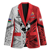New Caledonia-Tahiti Football Custom Blazer Together Go Champions - Polynesian Pride