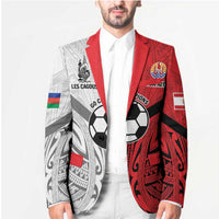 New Caledonia-Tahiti Football Custom Blazer Together Go Champions - Polynesian Pride