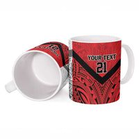 New Caledonia-Tahiti Football Custom Ceramic Mug Together Go Champions - Polynesian Pride