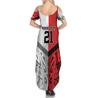 New Caledonia-Tahiti Football Custom Family Matching Summer Maxi Dress and Hawaiian Shirt Together Go Champions LT9 - Polynesian Pride