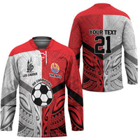 New Caledonia-Tahiti Football Custom Hockey Jersey Together Go Champions - Polynesian Pride