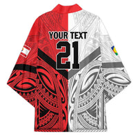 New Caledonia-Tahiti Football Custom Kimono Together Go Champions - Polynesian Pride