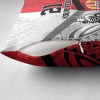 New Caledonia-Tahiti Football Custom Pillow Cover Together Go Champions - Polynesian Pride