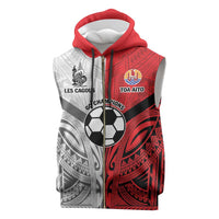New Caledonia-Tahiti Football Custom Sleeveless Zip Hoodie Together Go Champions - Polynesian Pride