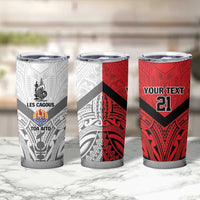 New Caledonia-Tahiti Football Custom Tumbler Cup Together Go Champions