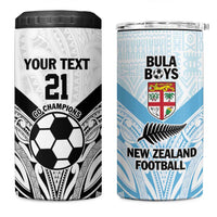 New Zealand-Fiji Football Custom 4 in 1 Can Cooler Tumbler Together Go Champions LT9 One Size: 16 oz Art - Polynesian Pride