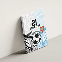 New Zealand-Fiji Football Custom Canvas Wall Art Together Go Champions LT9 - Polynesian Pride