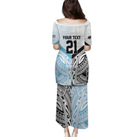 New Zealand-Fiji Football Custom Family Matching Puletasi and Hawaiian Shirt Together Go Champions