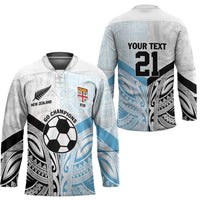 New Zealand-Fiji Football Custom Hockey Jersey Together Go Champions - Polynesian Pride
