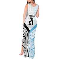 New Zealand-Fiji Football Custom Tank Maxi Dress Together Go Champions