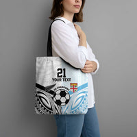 New Zealand-Fiji Football Custom Tote Bag Together Go Champions - Polynesian Pride