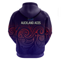 New Zealand Auckland Cricket Hoodie Maori Traditional Ethnic Style LT9 - Polynesian Pride