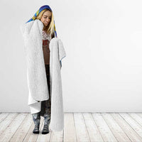 Personalized Filipino-American Hooded Blanket The Eight-Rayed Sun with Bald Eagle