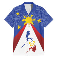 Personalized Pilipinas Eight-Rayed Sun Family Matching Mermaid Dress and Hawaiian Shirt Philippines Map With Polynesian Style