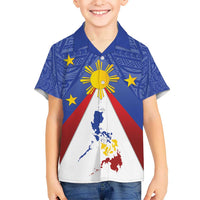 Personalized Pilipinas Eight-Rayed Sun Hawaiian Shirt Philippines Map With Polynesian Style LT9 - Polynesian Pride