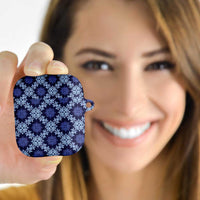Palaka Hawaiian Quilt Seamless Pattern AirPods Case LT9 - Polynesian Pride