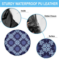 Palaka Hawaiian Quilt Seamless Pattern Spare Tire Cover - Polynesian Pride