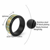 Squares Puakenikeni and Kalo Spinner Ring Turquoise Palaka Hawaiian Quilt Pattern - Polynesian Pride