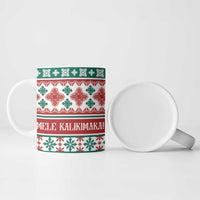 Mele Kalikimaka Hawaii Christmas Ceramic Mug Hawaiian Quilt Pattern Style LT9 - Polynesian Pride
