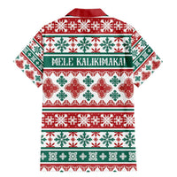 Mele Kalikimaka Hawaii Christmas Family Matching Mermaid Dress and Hawaiian Shirt Hawaiian Quilt Pattern Style - Polynesian Pride