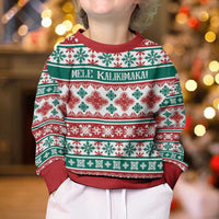 Mele Kalikimaka Hawaii Christmas Kid Ugly Christmas Sweater Hawaiian Quilt Pattern Style - Polynesian Pride