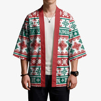 Mele Kalikimaka Hawaii Christmas Kimono Hawaiian Quilt Pattern Style LT9 - Polynesian Pride