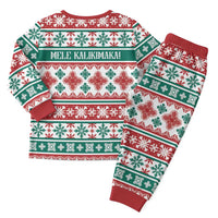 Mele Kalikimaka Hawaii Christmas Pajama Set Hawaiian Quilt Pattern Style LT9 - Polynesian Pride