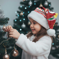 Santa Surf Mele Kalikimaka Personalized Christmas Santa Hat Aloha Tropical Christmas Vibes - Polynesian Pride