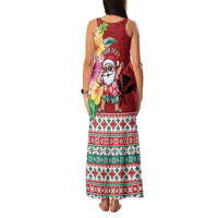 Santa Surf Mele Kalikimaka Personalized Family Matching Tank Maxi Dress and Hawaiian Shirt Aloha Tropical Christmas Vibes - Polynesian Pride