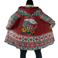 Shaka Sign Skull Mele Kalikimaka Personalized Cloak Hawaiian Quilt Pattern - Polynesian Pride