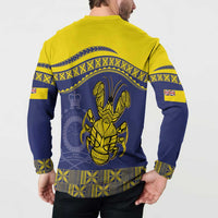 Niue Coconut Crab Button Sweatshirt Rock of Polynesia