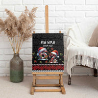 Aotearoa Six Seven Personalized Canvas Wall Art New Zealand Funny Christmas - Polynesian Pride