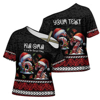 Aotearoa Six Seven Personalized Cross Shoulder Shirt New Zealand Funny Christmas - Polynesian Pride