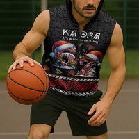 Aotearoa Six Seven Personalized Sleeveless Zip Hoodie New Zealand Funny Christmas LT9