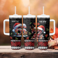 Aotearoa Six Seven Personalized Tumbler With Handle New Zealand Funny Christmas - Polynesian Pride