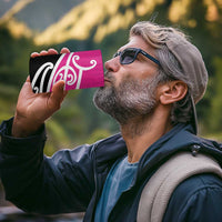 All Pink New Zealand Kowhai Ngutukak 4 in 1 Can Cooler Tumbler - Polynesian Pride