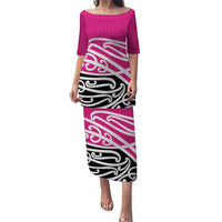 All Pink New Zealand Kowhai Ngutukak Puletasi - Polynesian Pride