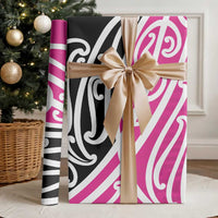 All Pink New Zealand Kowhai Ngutukak Wrapping Paper - Polynesian Pride