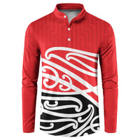 All Red New Zealand Kowhai Ngutukak Button Sweatshirt - Polynesian Pride