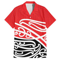 All Red New Zealand Kowhai Ngutukak Family Matching Long Sleeve Bodycon Dress and Hawaiian Shirt - Polynesian Pride