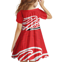 All Red New Zealand Kowhai Ngutukak Family Matching Off Shoulder Maxi Dress and Hawaiian Shirt - Polynesian Pride