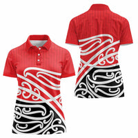 All Red New Zealand Kowhai Ngutukak Women Polo Shirt - Polynesian Pride